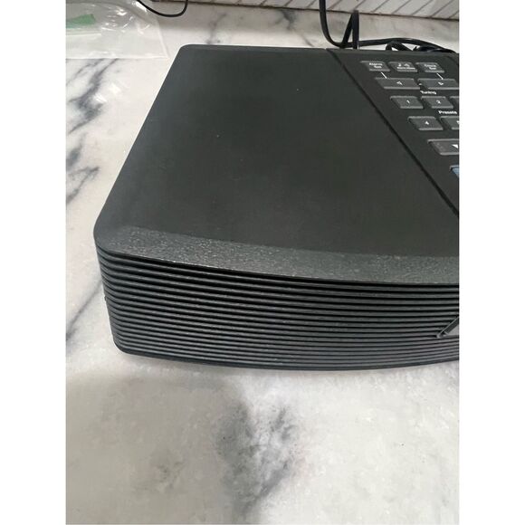 Bose Wave Radio AWR1-1G Black Alarm Clock AM/FM AUX Tested Works Great - Picture 4 of 10